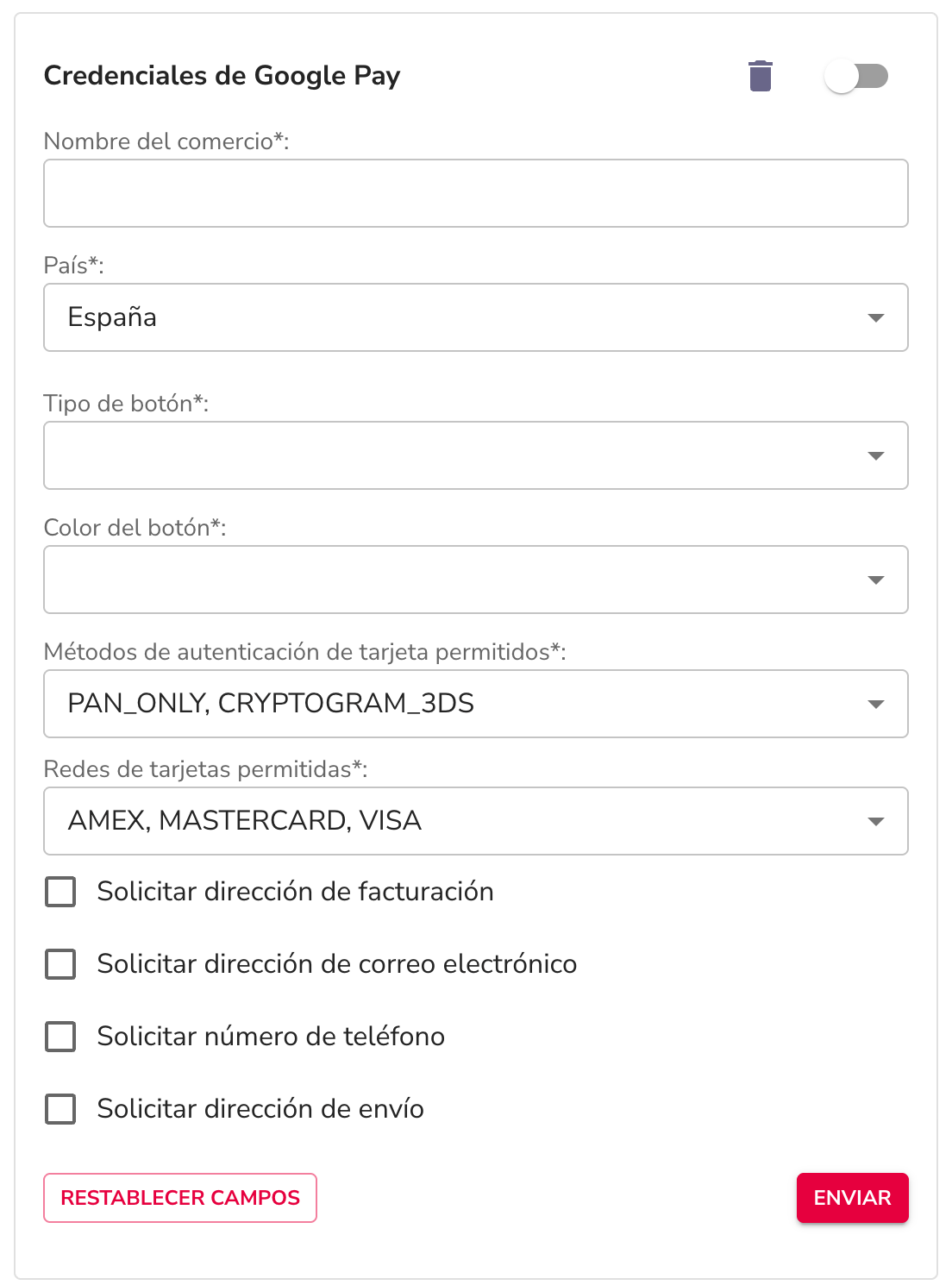 Google Pay simple Integration