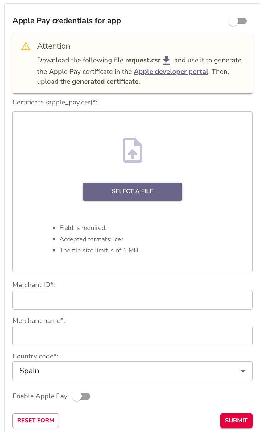 Apple Pay Advanced Integration