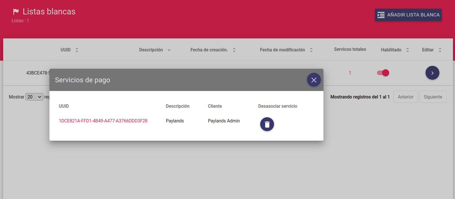ColorList services