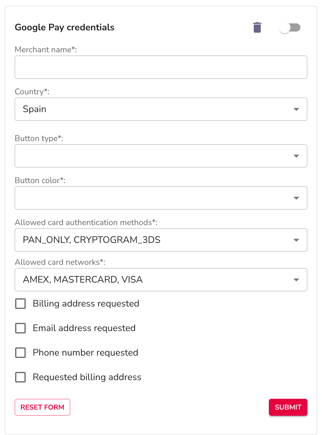 Google Pay simple Integration