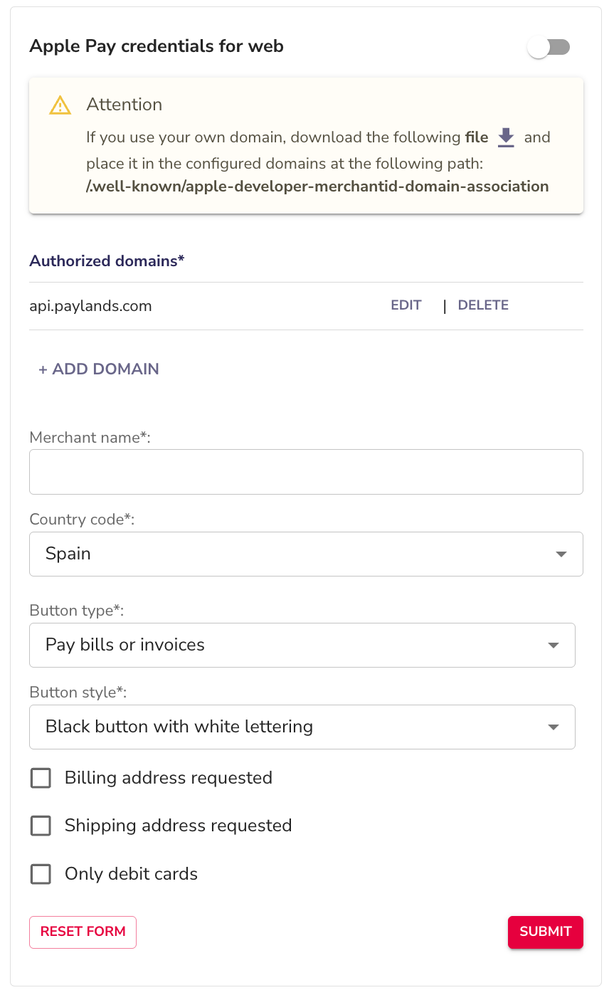Apple Pay Simple Integration